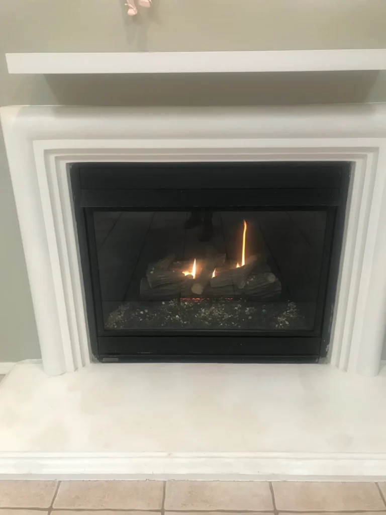 Gas fireplace replacement in Paradise Valley AZ by Now Plumbing