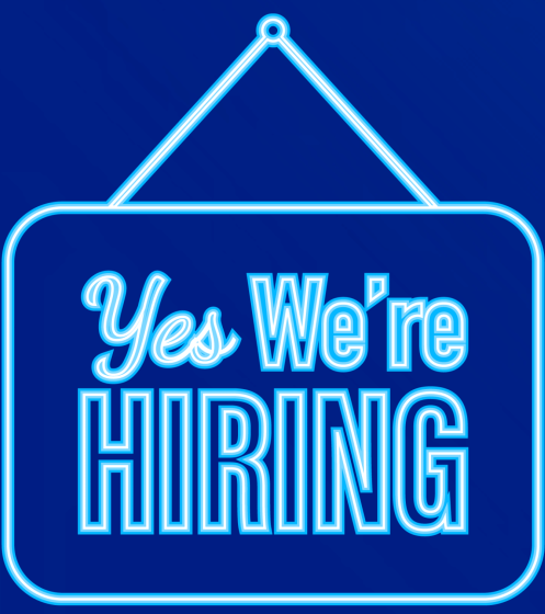 We're Hiring