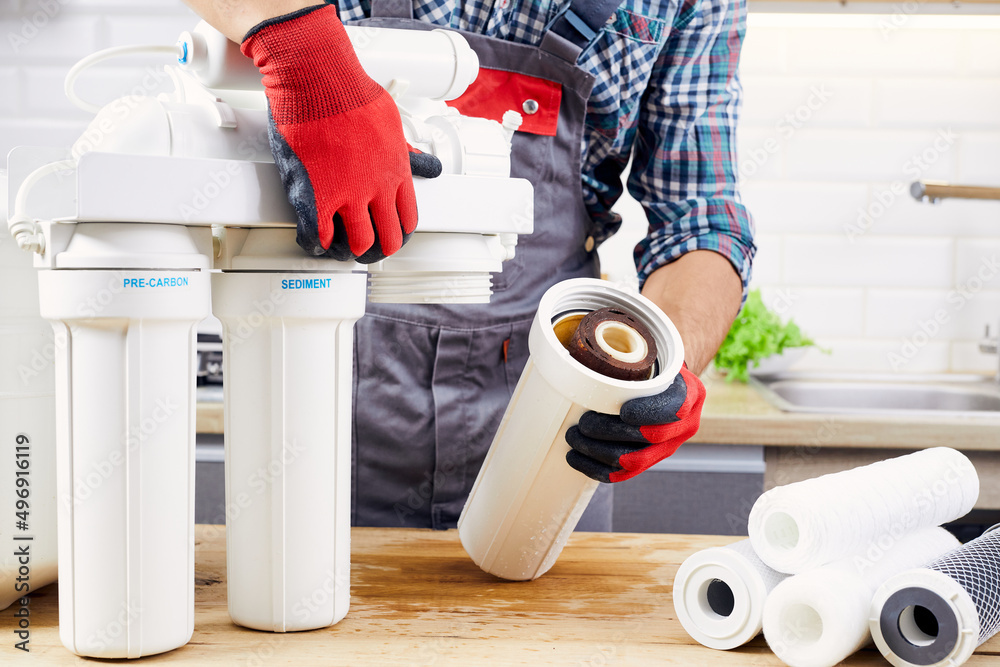 Removing old RO filters from system